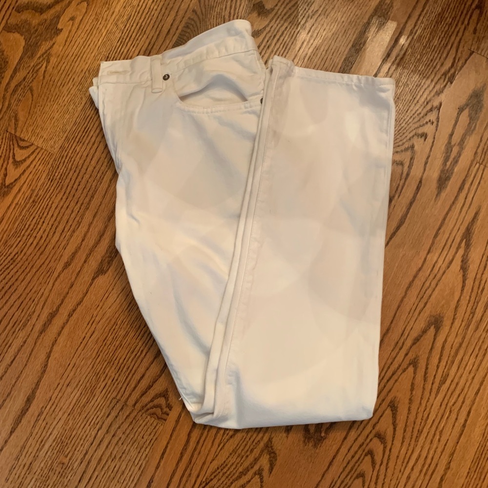 Polo Ralph Lauren Varick slim white denim